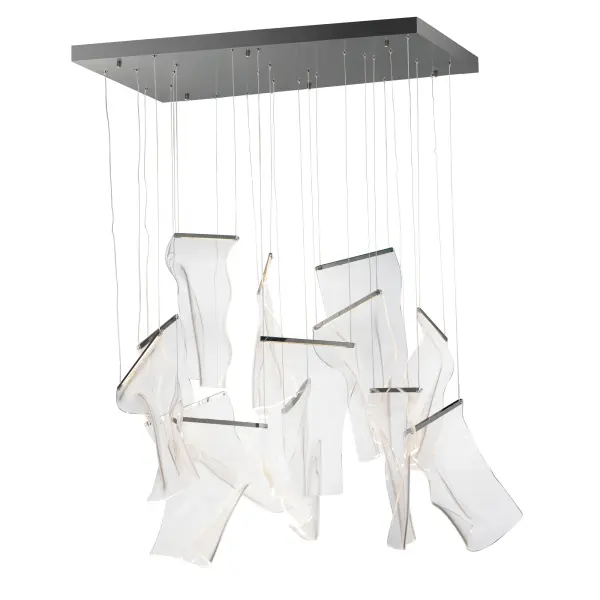 Rinkle 13-Light Rectilinear LED Pendant - Image 1