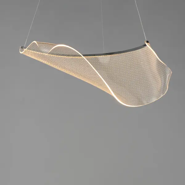Rinkle Single LED Pendant in Brushed Gunmetal - Image 3