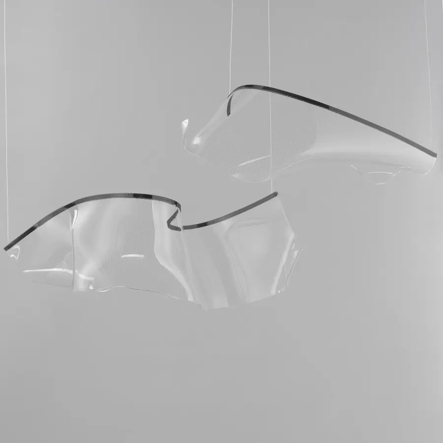 Rinkle Modular 2-Light LED Linear Pendant - Image 2
