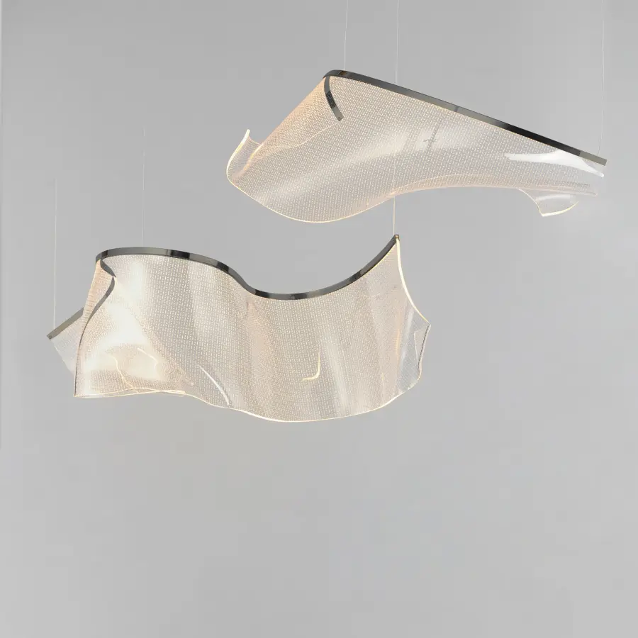 Rinkle Modular 2-Light LED Linear Pendant - Image 3