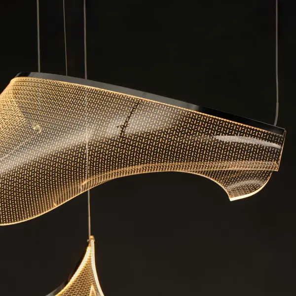Rinkle Modular 2-Light LED Linear Pendant - Image 4