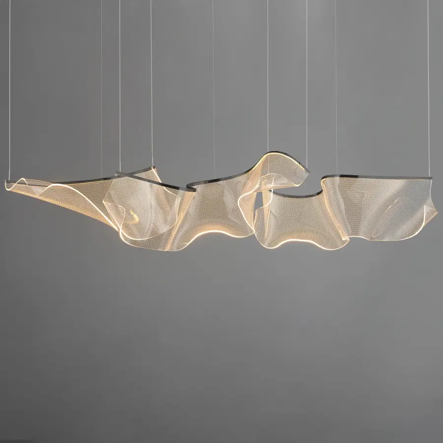 Rinkle Modular 3-Light LED Linear Pendant - Image 2