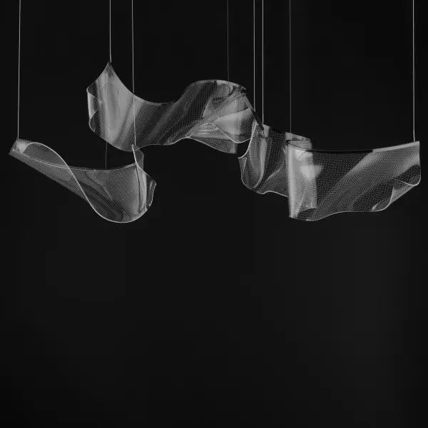 Rinkle Modular 3-Light LED Linear Pendant - Image 3