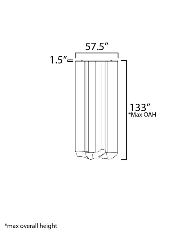 Rinkle Modular 3-Light LED Linear Pendant - Image 5