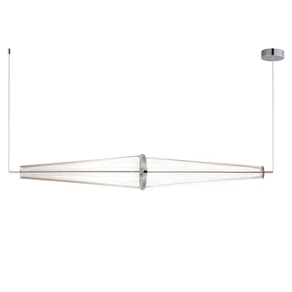 Quasar Linear LED Pendant in Polished Chrome - Image 1