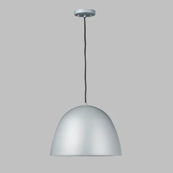 Palla 20" LED Single Pendant in Dark Gray/Coffee - Image 2