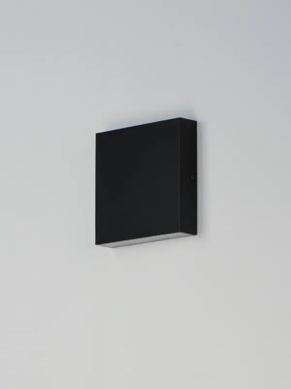 Brik 6.25" LED Outdoor Wall Sconce in Black - Image 3