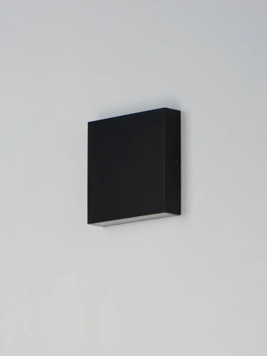Brik 6.25" LED Outdoor Wall Sconce in Black - Image 3