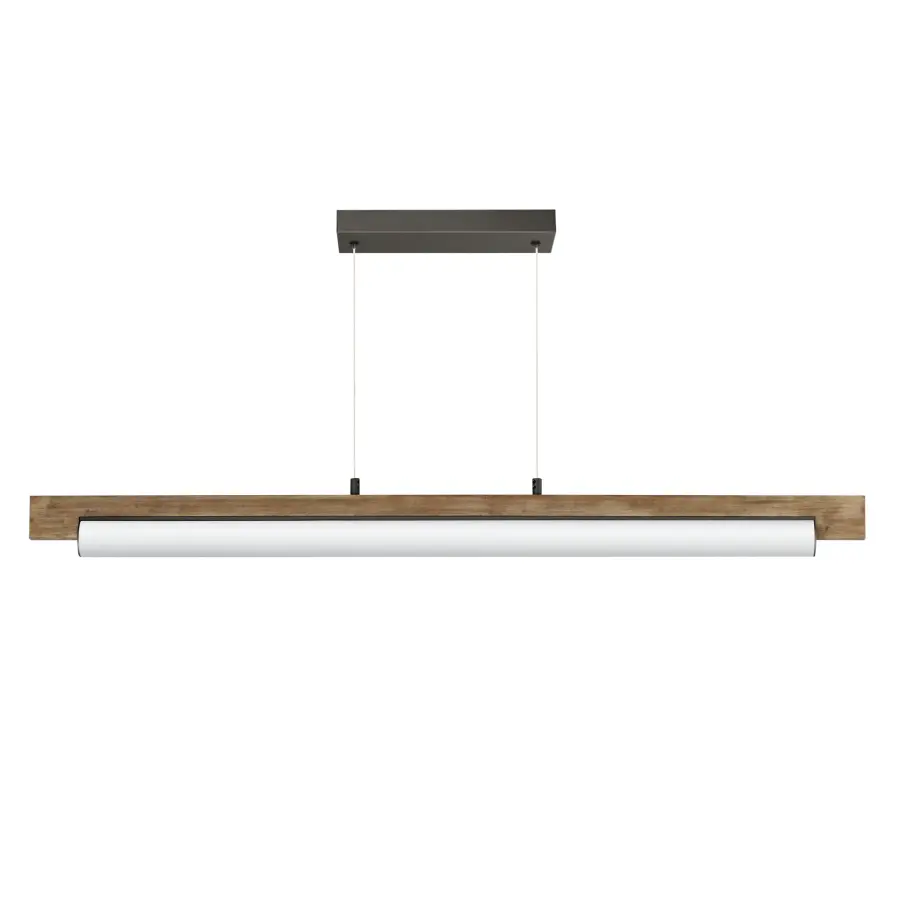 Joist 45" Linear LED Pendant in Driftwood - Image 1