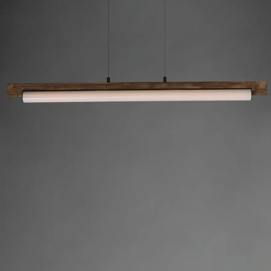Joist 45" Linear LED Pendant in Driftwood - Image 3