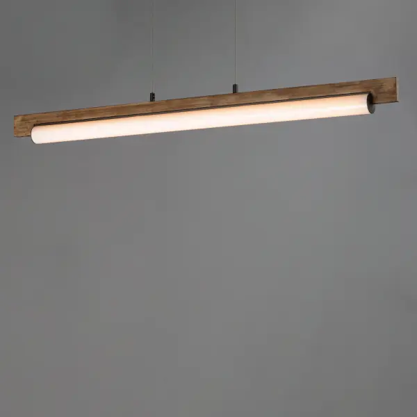 Joist 45" Linear LED Pendant in Driftwood - Image 4