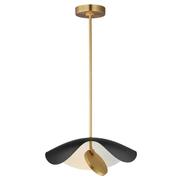 Sculptural LED Pendant with Adjustable Directional Lighting - Image 1