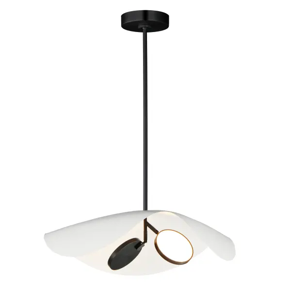 Sculptural LED Pendant with Adjustable Directional Lighting - Image 1