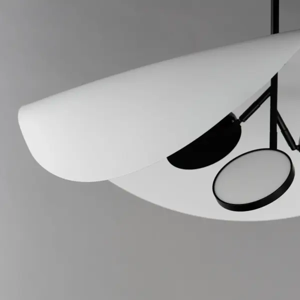 Sculptural LED Pendant with Adjustable Directional Lighting - Image 4