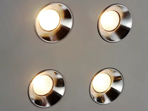 Peg 4-Light LED Flush Mount in Gray Concrete - Image 4