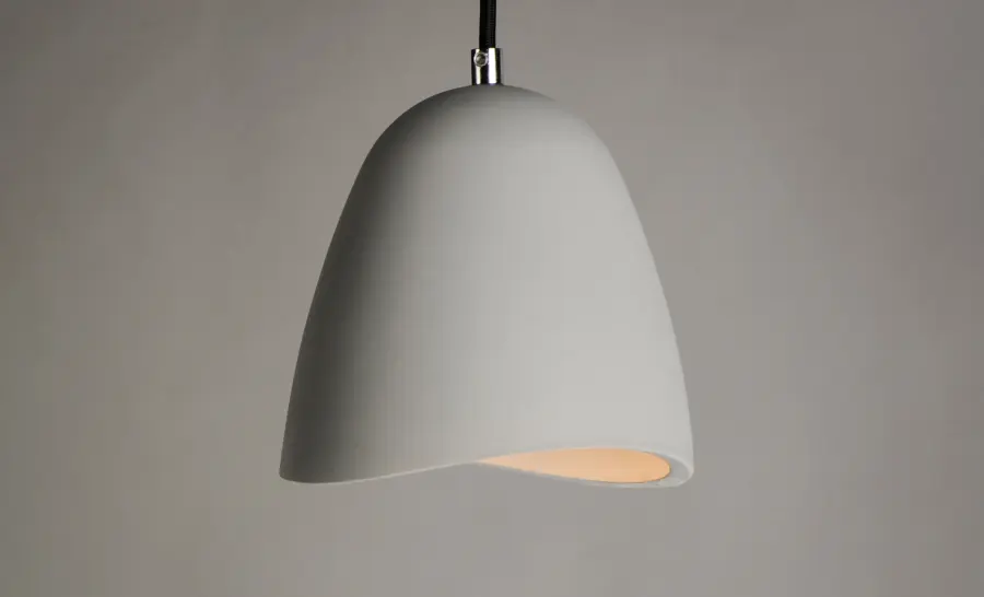 Sway Single Pendant in Gray Concrete - Image 2