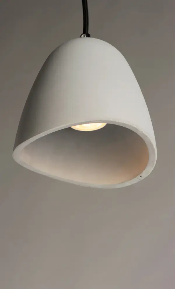 Sway Single Pendant in Gray Concrete - Image 3