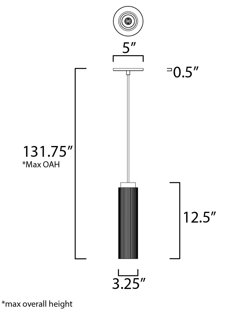 Pleat Single Pendant Light - Image 5