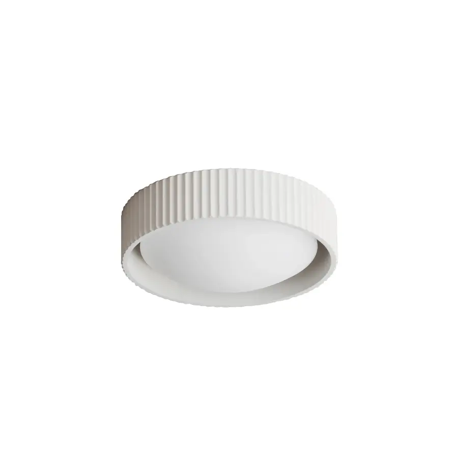 Souffle 10" LED Flush Mount in Chalk White - Image 1