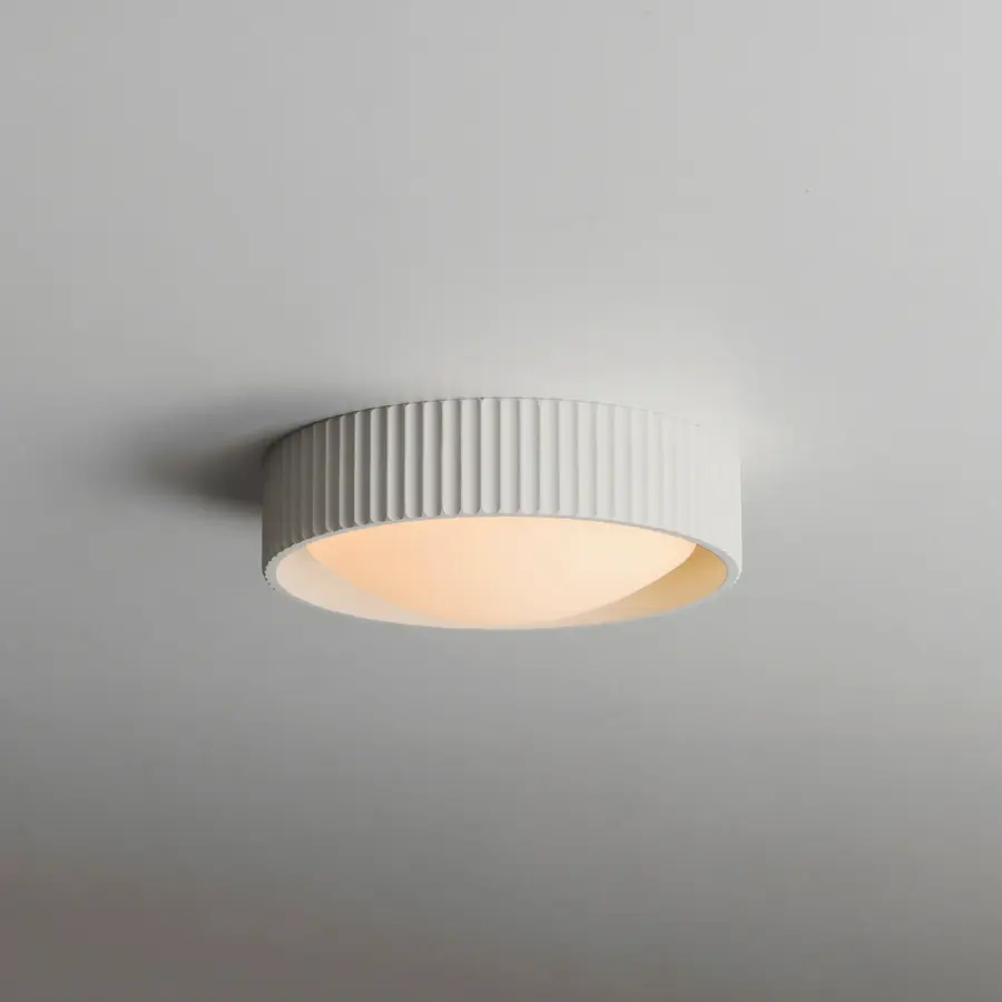 Souffle 10" LED Flush Mount in Chalk White - Image 2
