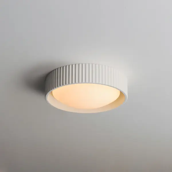 Souffle 10" LED Flush Mount in Chalk White - Image 3