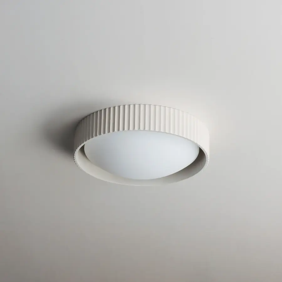 Souffle 10" LED Flush Mount in Chalk White - Image 4