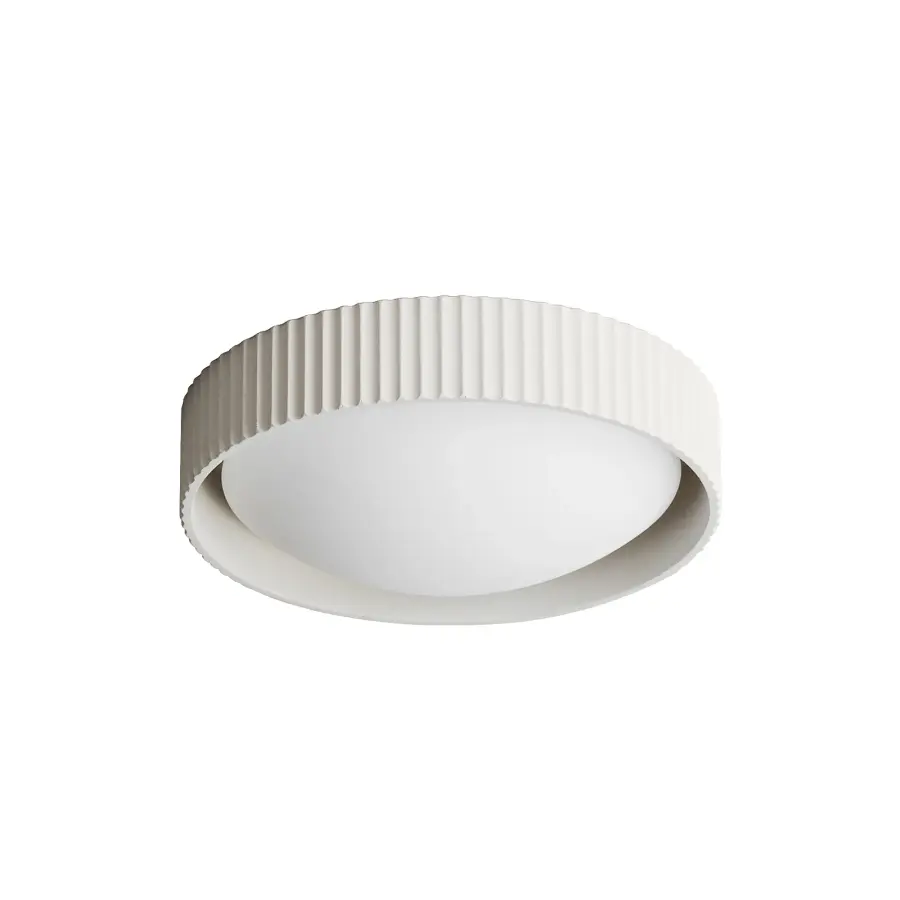 Souffle 14" LED Flush Mount in Chalk White - Image 1