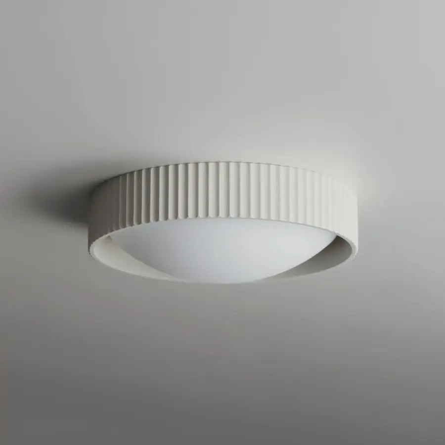 Souffle 14" LED Flush Mount in Chalk White - Image 2