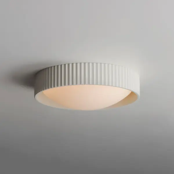 Souffle 14" LED Flush Mount in Chalk White - Image 3