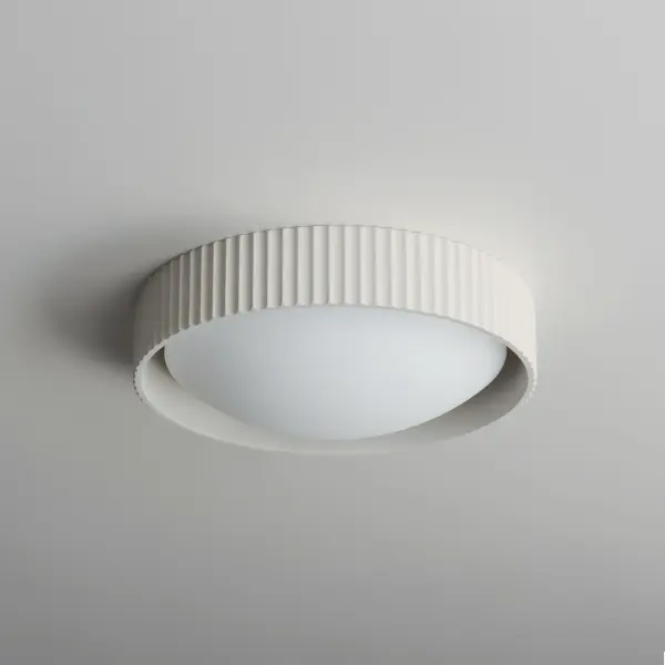 Souffle 14" LED Flush Mount in Chalk White - Image 4