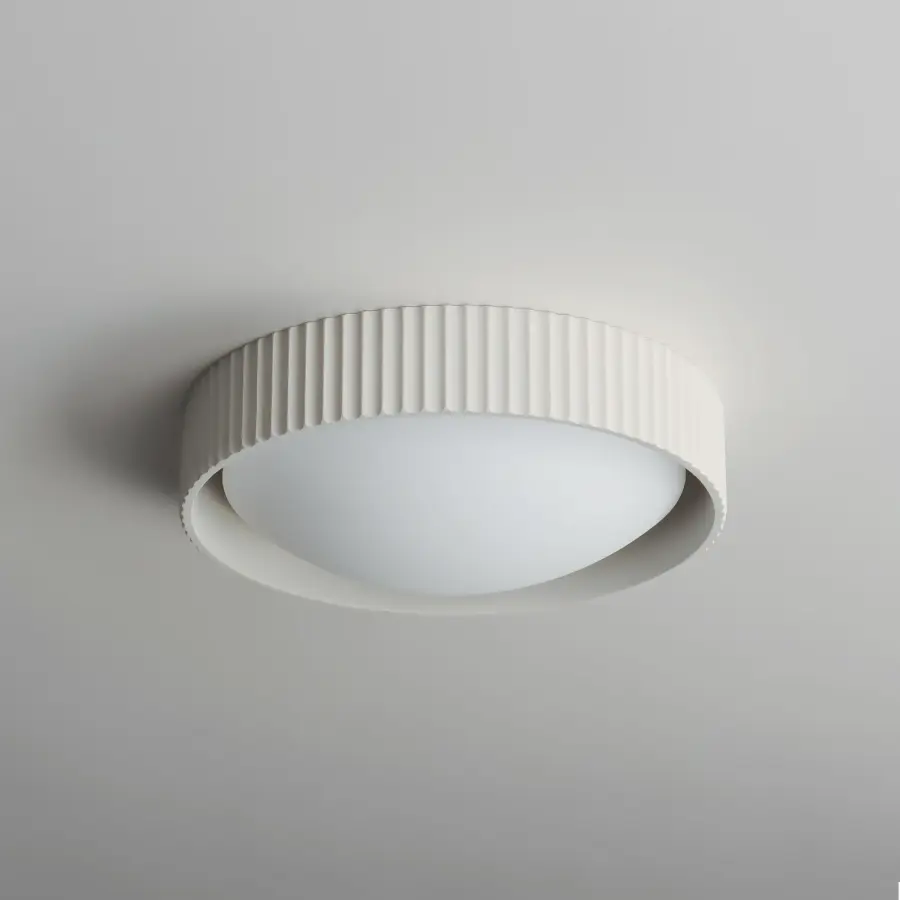 Souffle 14" LED Flush Mount in Chalk White - Image 4