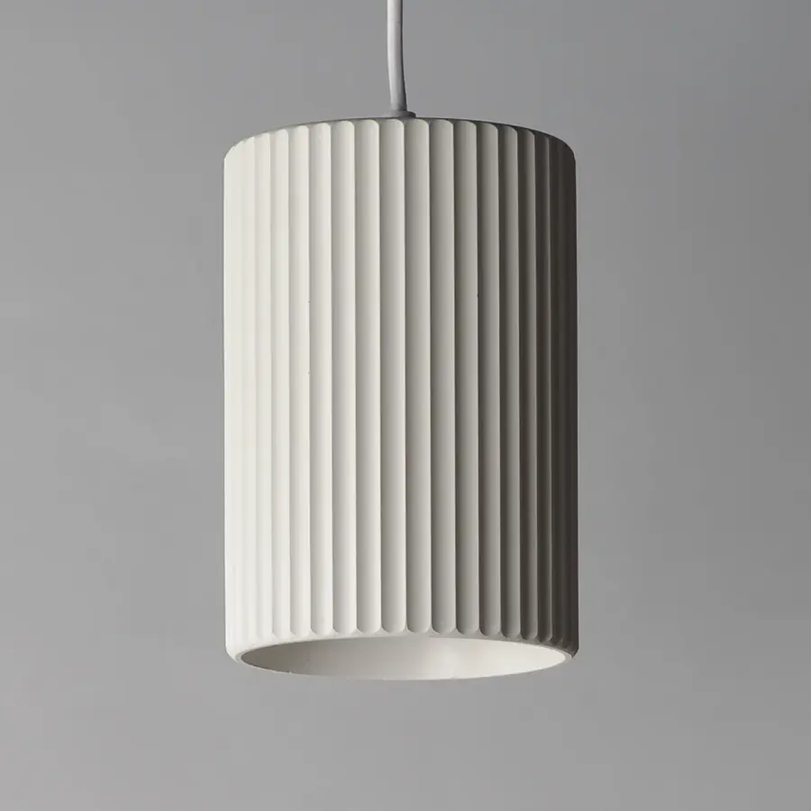 Souffle Single Pendant Light in Chalk White - Image 3