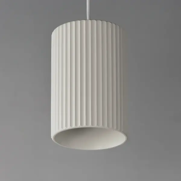 Souffle Single Pendant Light in Chalk White - Image 4