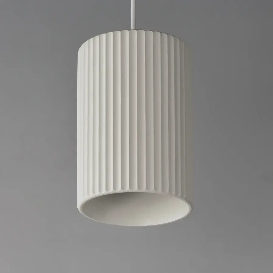 Souffle Single Pendant Light in Chalk White - Image 4