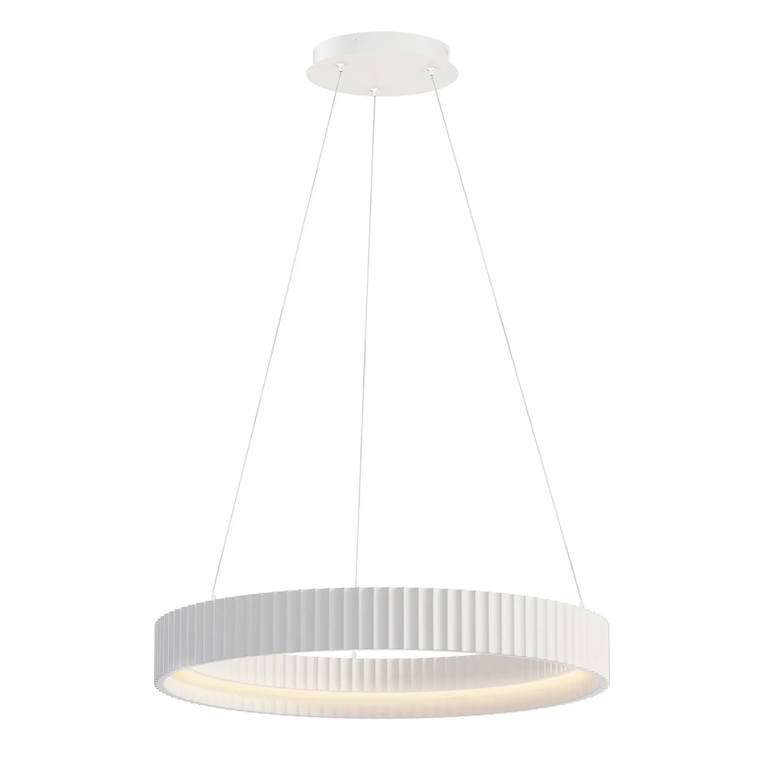 Souffle LED Pendant in Chaulk White