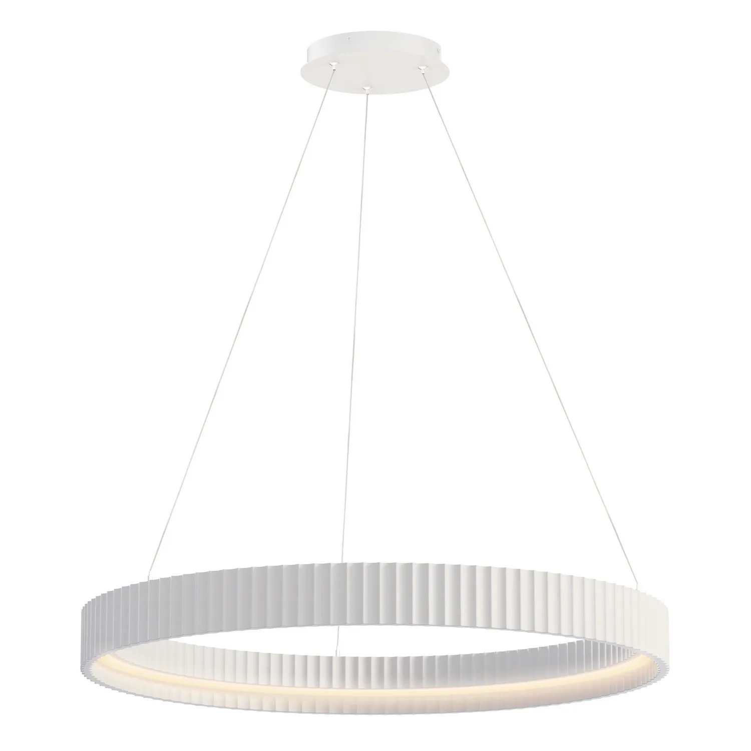 Souffle LED Pendant in Chaulk White