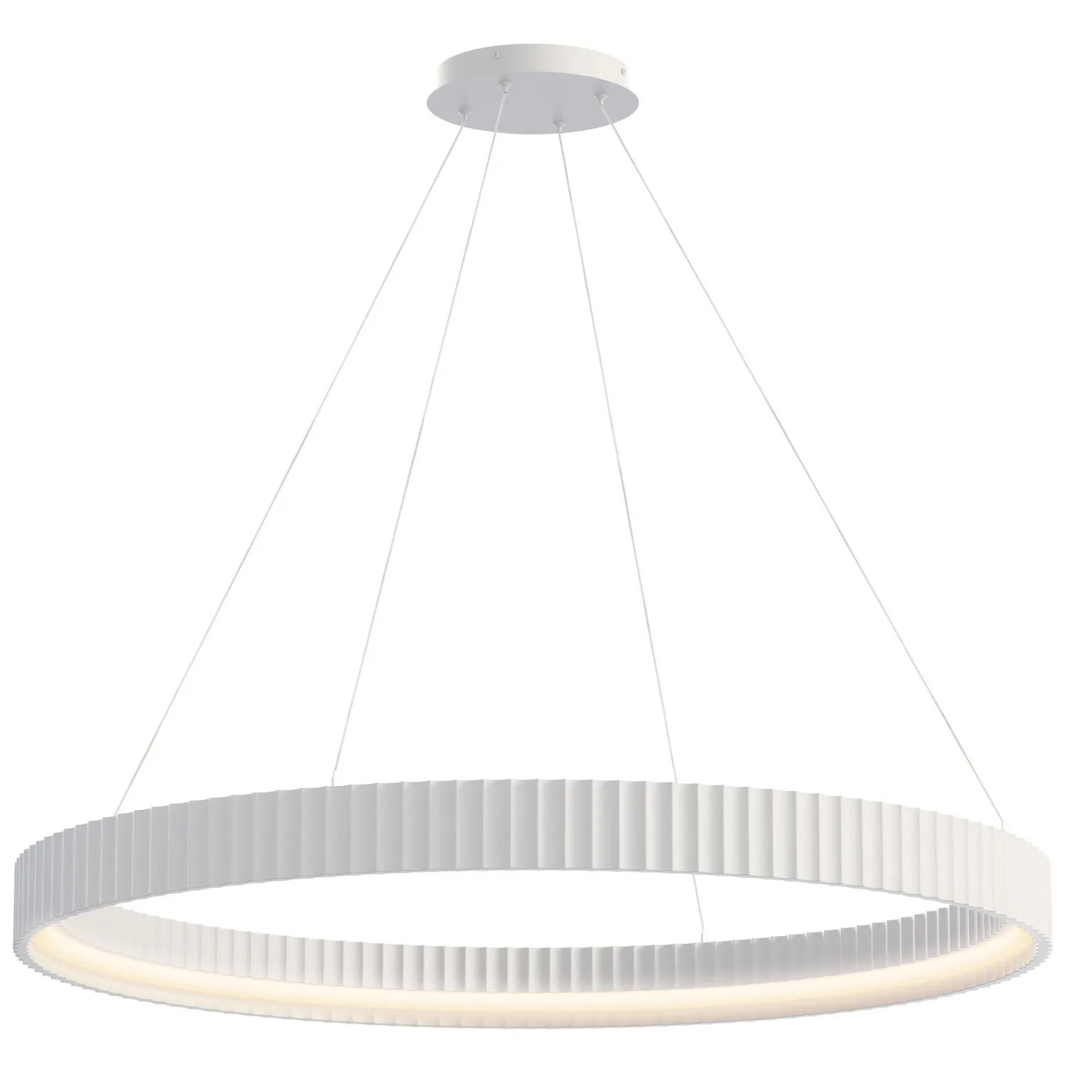 Souffle LED Pendant in Chaulk White