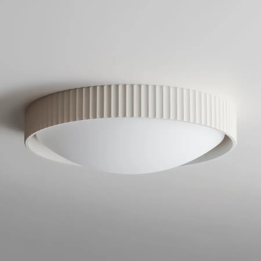 Souffle 18" LED Flush Mount in Chalk White - Image 2