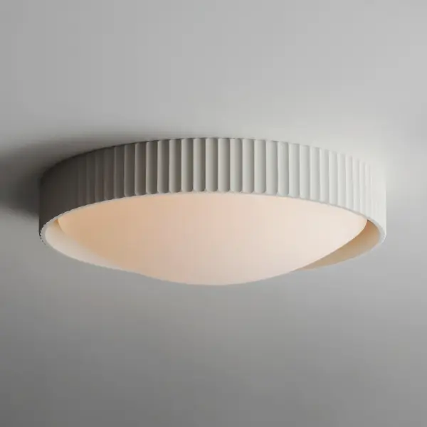 Souffle 18" LED Flush Mount in Chalk White - Image 3