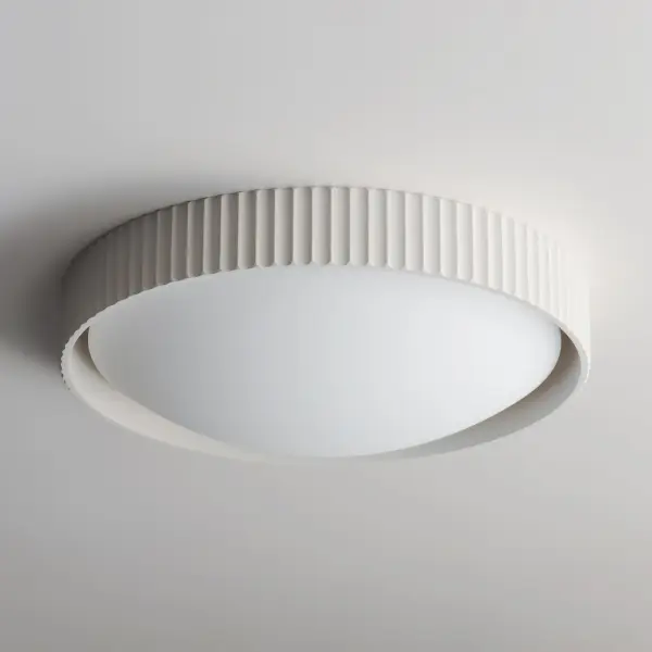 Souffle 18" LED Flush Mount in Chalk White - Image 4