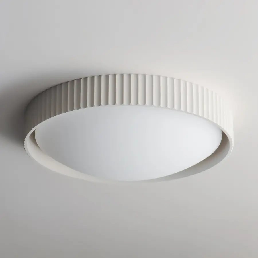 Souffle 18" LED Flush Mount in Chalk White - Image 4