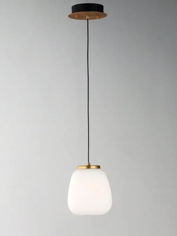 Soji Single Pendant in Black and Gold - Image 2