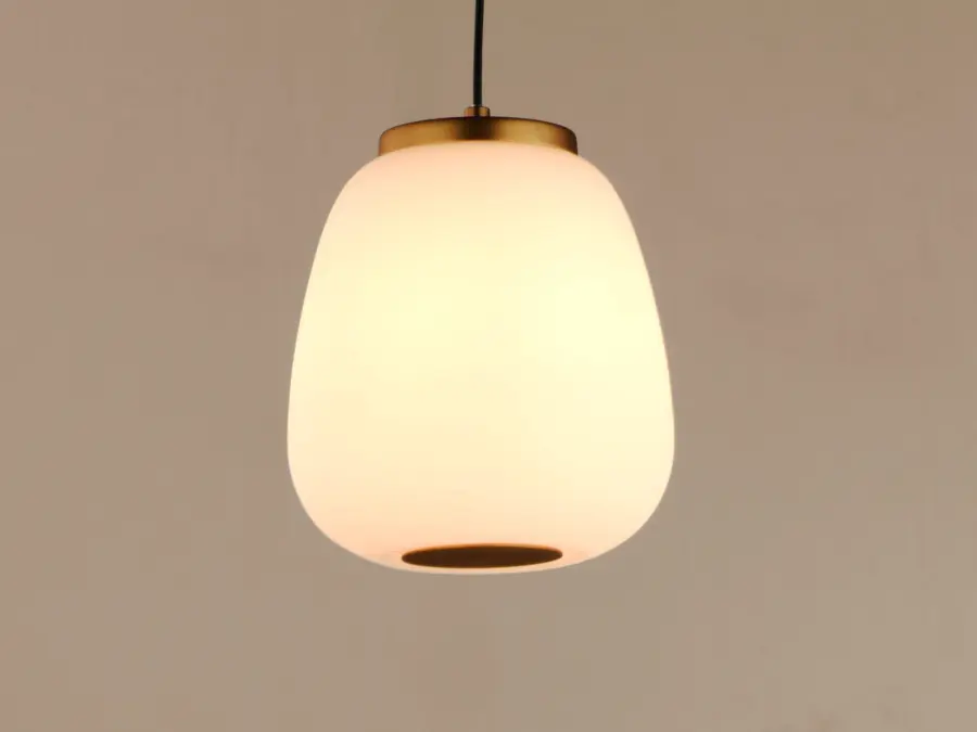 Soji Single Pendant in Black and Gold - Image 3