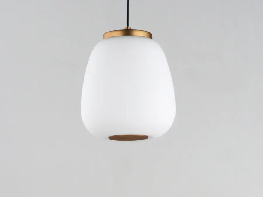 Soji Single Pendant in Black and Gold - Image 4