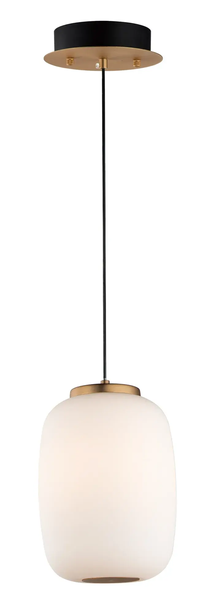 Soji Single Pendant in Black and Gold - Image 1