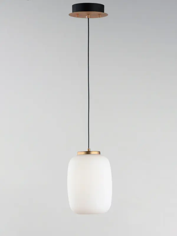 Soji Single Pendant in Black and Gold - Image 2