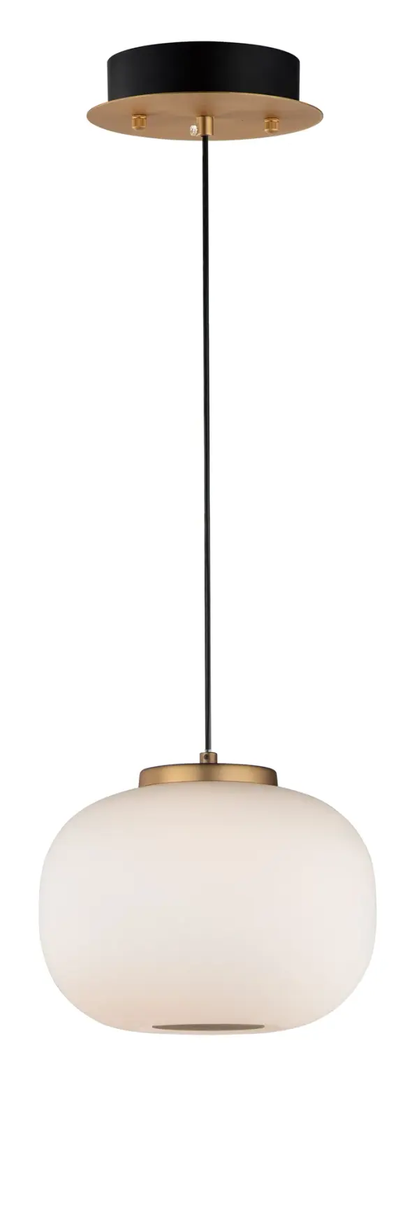 Soji Single Pendant in Black & Gold - Image 1
