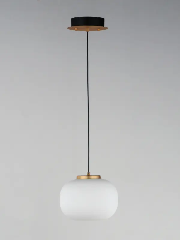 Soji Single Pendant in Black & Gold - Image 2