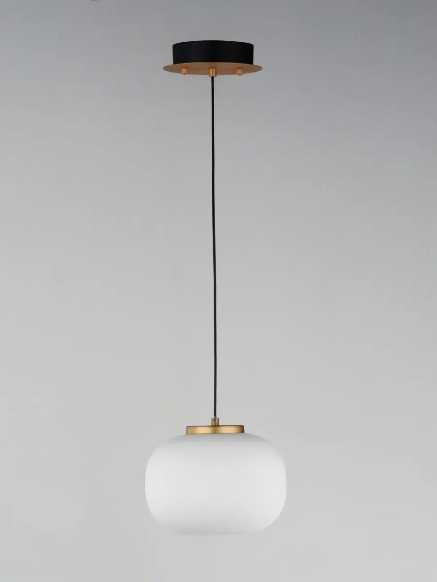 Soji Single Pendant in Black & Gold - Image 2