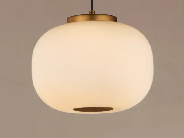 Soji Single Pendant in Black & Gold - Image 3